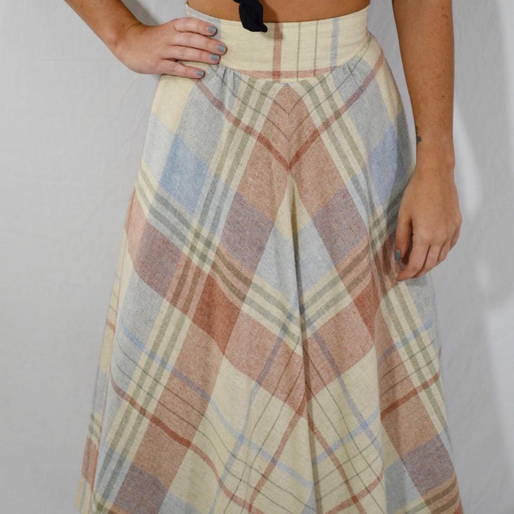Vintage wool skirt